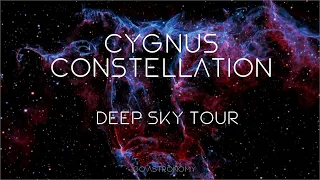 Cygnus Constellation Deep Sky Tour: Nebulae & Star Clusters