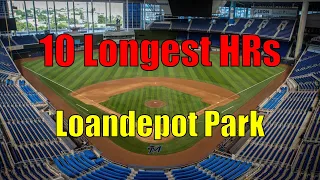 The 10 Longest Home Runs at LoanDepot Park 🏠🏃⚾ - TheBallparkGuide.com 2023