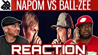 BATTLE OF THE BASSES!!!! Napom vs Ball-Zee Beatbox Battle REACTION!!!