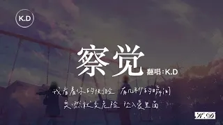 K.D 翻唱《察覺》【我看著你的側臉，有幾秒的瞬間...】♫