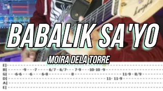 BABALIK SA'YO |©Moira Dela Torre |【Guitar Cover】with TABS