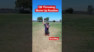 QB Throwing Warm Up Routine