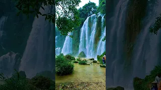 Top 10 beautiful waterfall scenery 4k HDR Video #waterfall