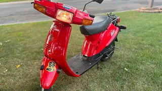 1988 Yamaha razz sh50 walk around and ride go pro pov