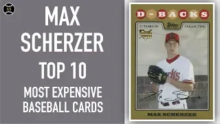 Max Scherzer: Top 10 Most Expensive Baseball Cards Sold on Ebay (May - July 2019)