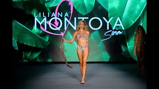 Mermaids swimming the Runway by Liliana Montoya swim at Paraiso Miami Swim Week 2021