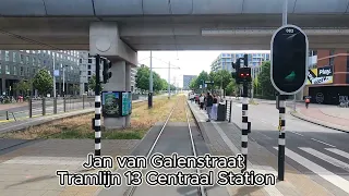 GVB | Amsterdam | Cabine | Lijn 13 | Geuzenveld Lambertus Zijlplein- Centraal Station | 2023 | 13G