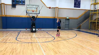 Working on form and follow through