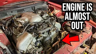 Pulling the 4.6 4V ENGINE in the 98 COBRA: PART 1