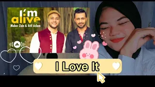 Indonesian Girls Reaction Maher Zein Ft Atif Aslam | I'm Alive (Official Music Video) #indonesiagirl