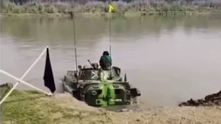 BMP-2 SARATH ICV goes for Swim in a Lake | INDIAN ARMY Mechanised Infantry