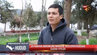 24 nafar mahkum manzil koloniyasidan ozod etildi