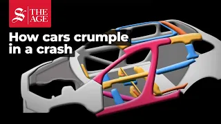 Cars are designed to crumple