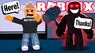 I HELPED THE BEAST CATCH HACKERS! (Roblox Flee The Facility)