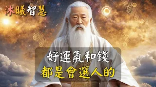 錢和好運氣，都是會選人的！#沐曦智慧