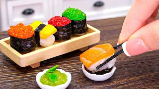 SO YUMMY!!! Satisfying Miniature Cooking Delicious Sushi Recipe | ASMR Cooking Mini Real Food