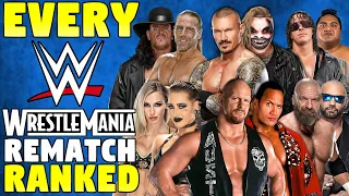 EVERY WWE WrestleMania Rematch Ranked From WORST To BEST