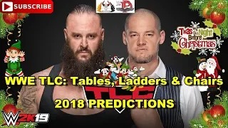 WWE TLC 2018 Браун Строуман против Барона Корбина (TLC Match) Прогнозы WWE 2K19
