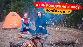 ДЕНЬ РОЖДЕНИЯ В ЛЕСУ С НОЧЁВКОЙ | ТЕСТ СПАЛЬНИКОВ | АЛЁНА КАТИТ