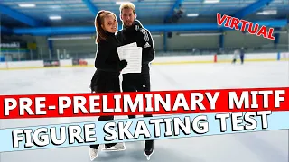 All You Need to Know About VIRTUAL FIGURE SKATING TESTS | Pre Preliminary Moves in The Field Test