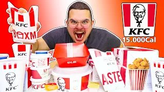 تحدي اكل جميع وجبات كنتاكي الجديدة بمعدل ١٥،٠٠٠ سعرة حرارية🍗- KFC Meals Challenge