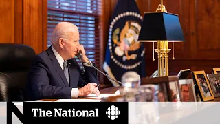 Biden urges Putin to de-escalate border crisis with Ukraine