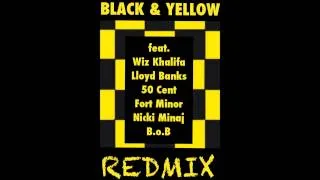 Hip Hop DJ Red - Black & Yellow REDMIX