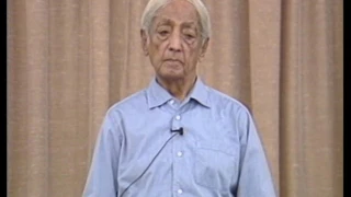 J. Krishnamurti - Saanen 1984 - Public Talk 1 - If all time is now, what is action?