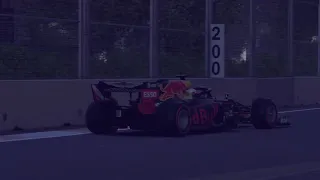 F1 2021 Azerbaijan GP, Crashes Recreation