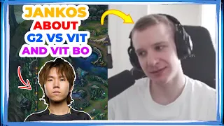 Jankos About VIT vs G2 and VIT BO Performance 🤔