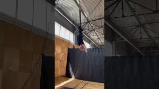 Тренировка, воздушная гимнастика, стропы, отрабатываем обрыв