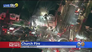 Boyle Heights Church Fire