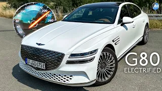 GENESIS G80 electrified (370hp) | 0-100 & 100-200 km/h acceleration🏁 | by Automann in 4K