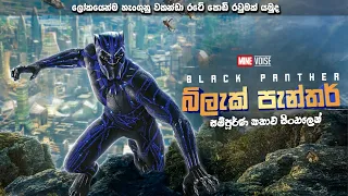 බ්ලැක් පැන්තර් 1 සම්පූර්ණ කතාව සිංහලෙන් | Black panther Sinhala Full Movie | Sinhala review