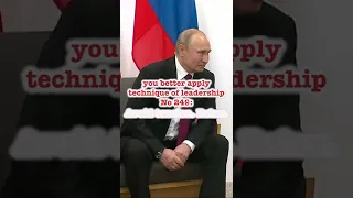 Putin Body Language Leadership Confidence #leadership #confidence #bodylanguage #putin #shorts