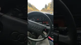 Разгон на 3-ей передаче Audi 100 C3 2.5 TDi