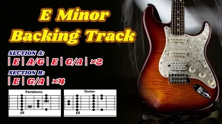 Slow & Groovy Blues Guitar Backing Track Jam in E Minor