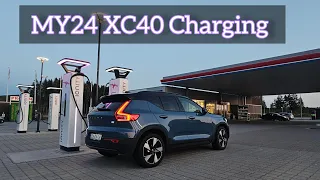 Charging like a boss! 🔋 MY24 Volvo XC40