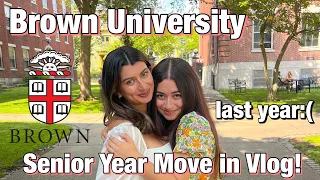 College Move In Vlog (Senior Year) @ Brown University || Cecile S
