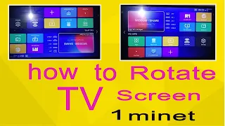 How to Rotate TV Screen# KIvabea Tv Display rotate Korbo!! TV Reletad