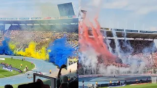 Así fue EL RECIBIMIENTO de BOCA JUNIORS y RIVER PLATE en CÓRDOBA