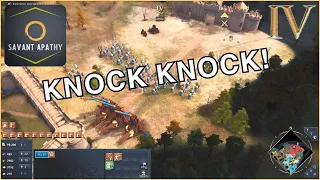 Unleashing Trebuchets on Rochester - Age of Empires 4 - The Norman's - Siege of Rochester