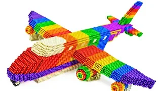 Most Creative - Build Giant Boeing 747 Airplane From Magnetic Balls (Satisfying) - Magnetic Cube