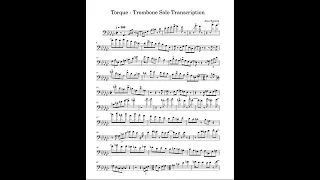Torque Trombone Solo Transcription - Alan Baylock