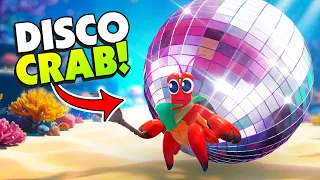 Finding the Secret DISCO BALL Crab Shell! - Another Crab's Treasure