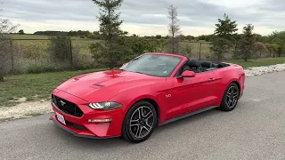 iPhone 14 Pro 4K - 2022 Ford Mustang GT Premium Convertible - National Car Rental YYZ