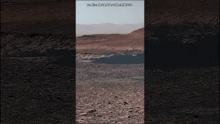 NASA's Curiosity Rover Reaches Mars Ridge Where Water Left Debris Pileup #shorts #curiosity