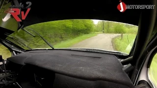 Stéphane Lefebvre - Pieter Tsjoen Citroën DS3 R5 OnBoard  Rallye de Wallonie 2015 Test - MK2