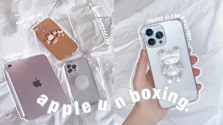 (unboxing) iphone 13 promax và ipad mini! asmr unboxing + eng cc