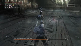 Bloodborne Lady Maria Boss Fight NG+7 Parry Only